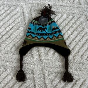 NWT Icy strait point Alaska FLAP BEANIE